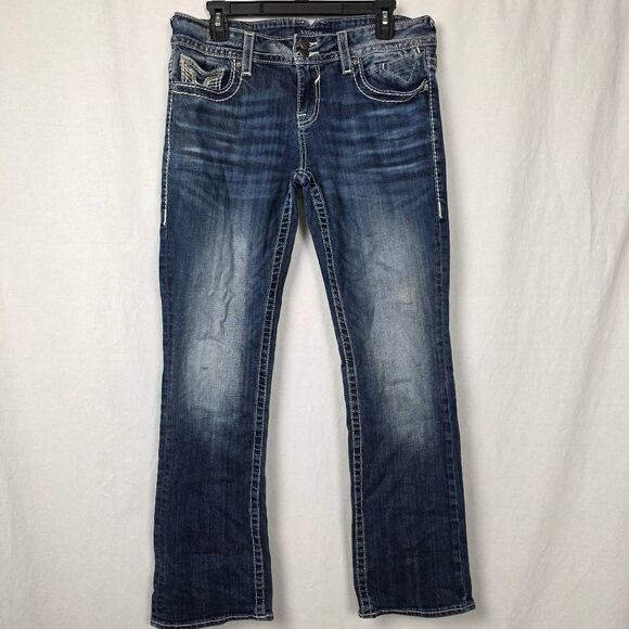 Vigoss The Dallas Slim Boot Jeans Size 9/10 - Picture 3 of 11